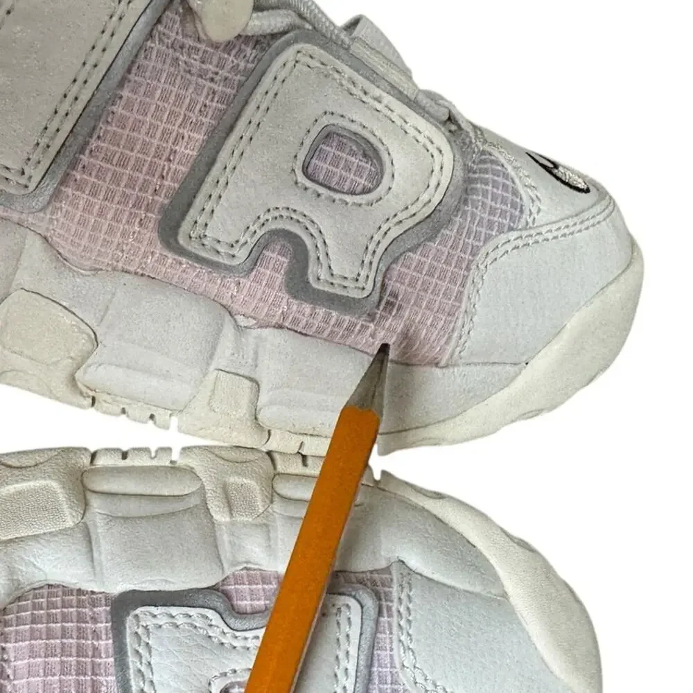 Nike Air More Uptempo 96 GS Pink Purple Fade White Kids 7Y